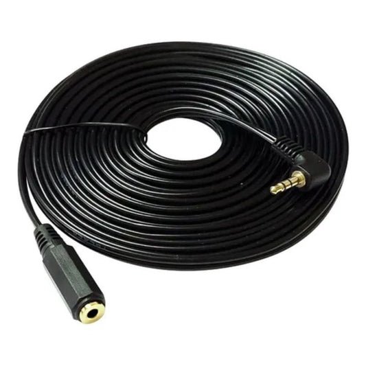 Cabo Extensor De Fone De 5 Mts 3.5 Mm Em 90 Graus Top Flex