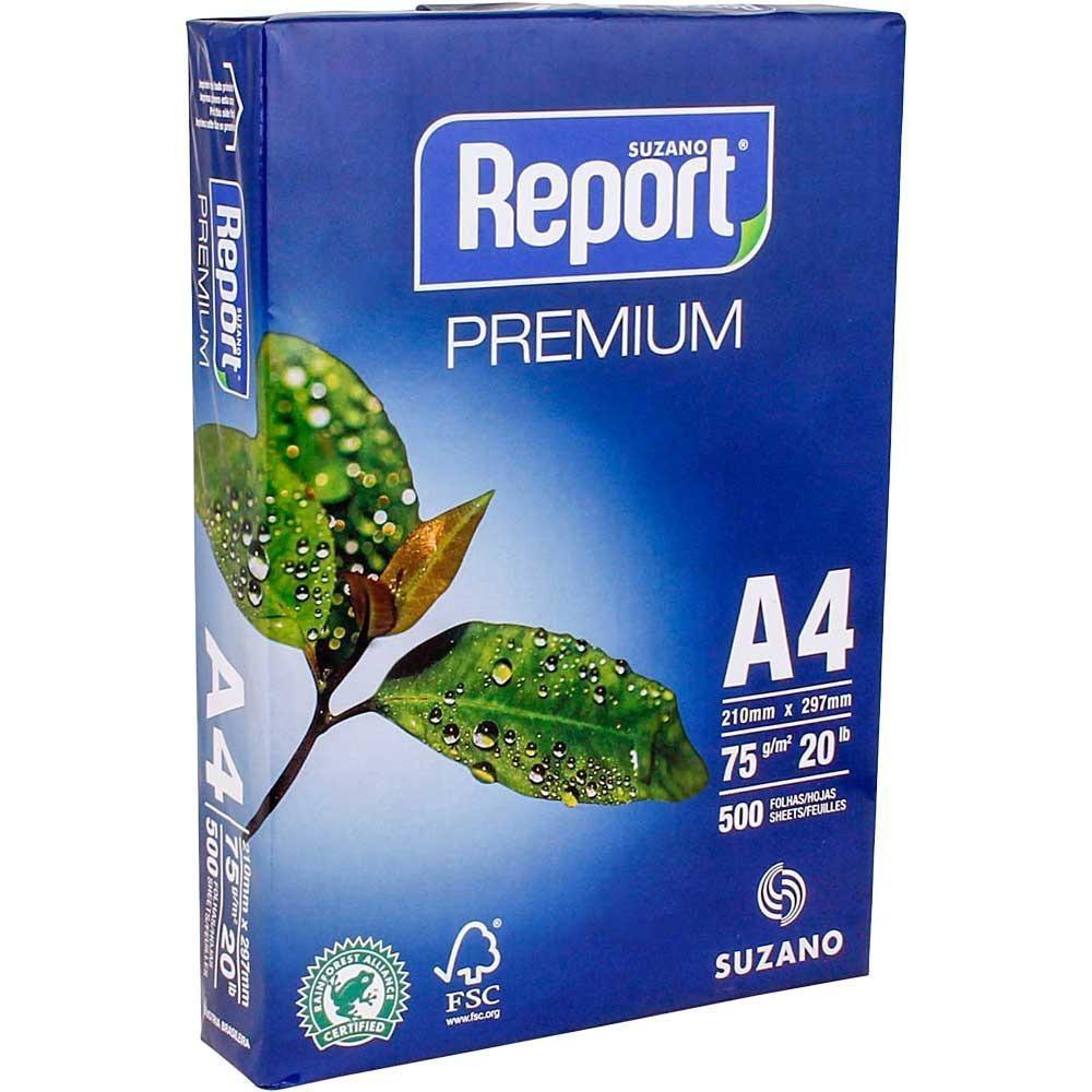 Resma De Papel A4 Suzano Report Premium