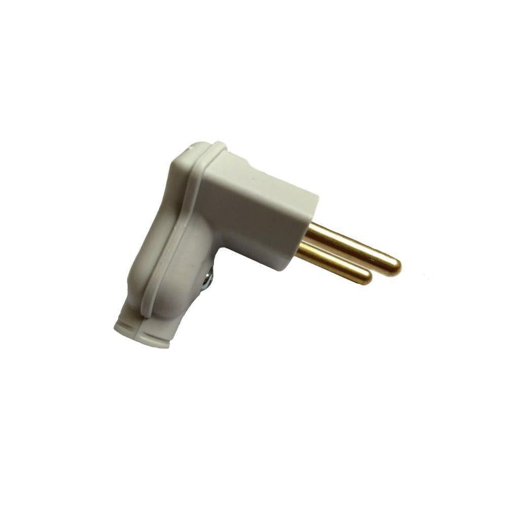 Pino Plug Macho 2P 10A - Cinza - Pld6-2 (2P 10A) - Margirius