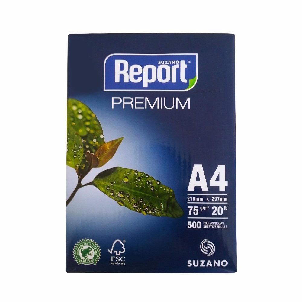 Resma De Papel A4 Suzano Report Premium