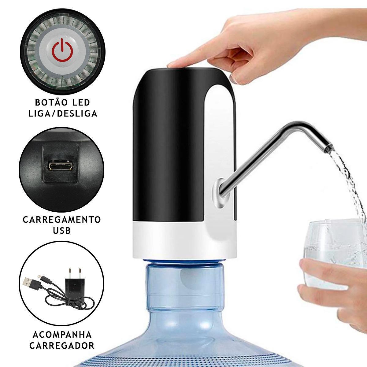 Bomba Elétrica Para Bebedouro Galão De Água De Até 20 Litros