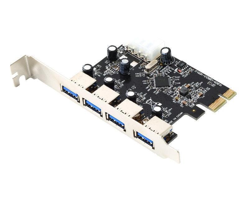 Placa Pci-express Com 4 Portas Usb 3.0