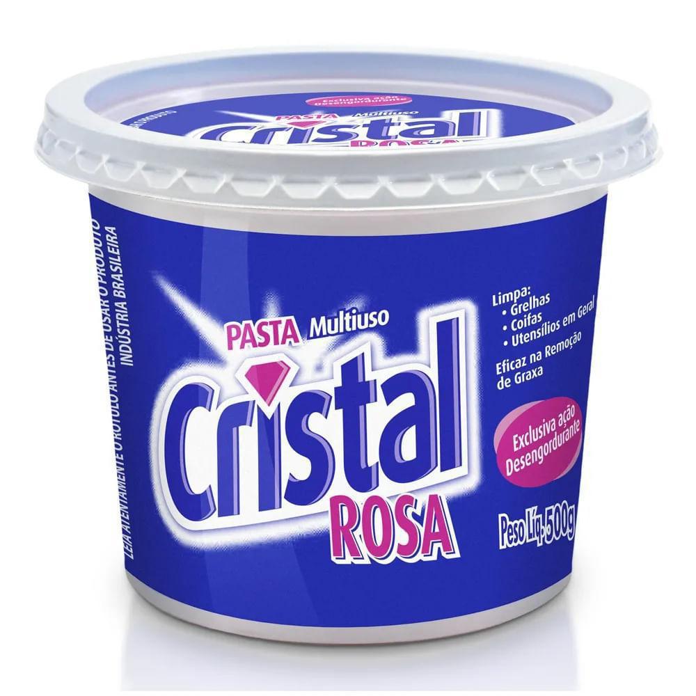 Saponáceo Em Pasta Cristal Rosa 500G