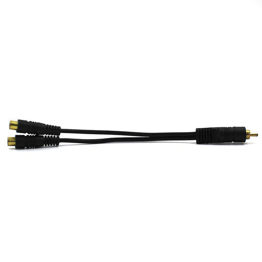 Cabo Y - 1 Rca Macho Para 2 Rca Fêmea Gold