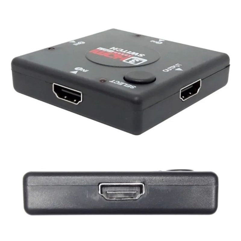 Adaptador Hdmi Switch P 3 Entradas E 1 Saída