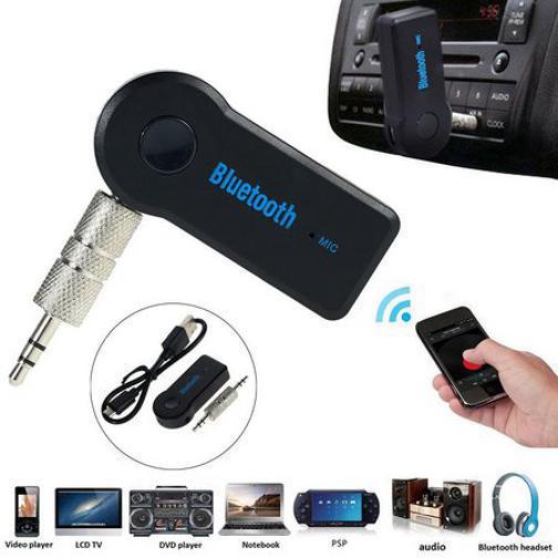 Adaptador Bluetooth Carro P2 Auxiliar Bt-Receiver Com Mic