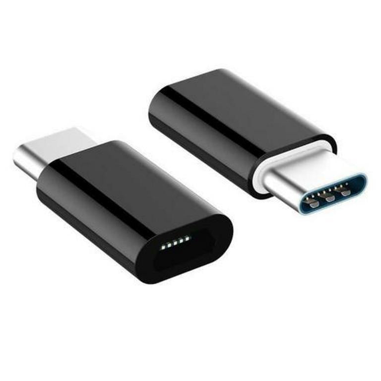 Adaptador Micro Usb Fêmea X Usb Tipo C  Celular Tablet