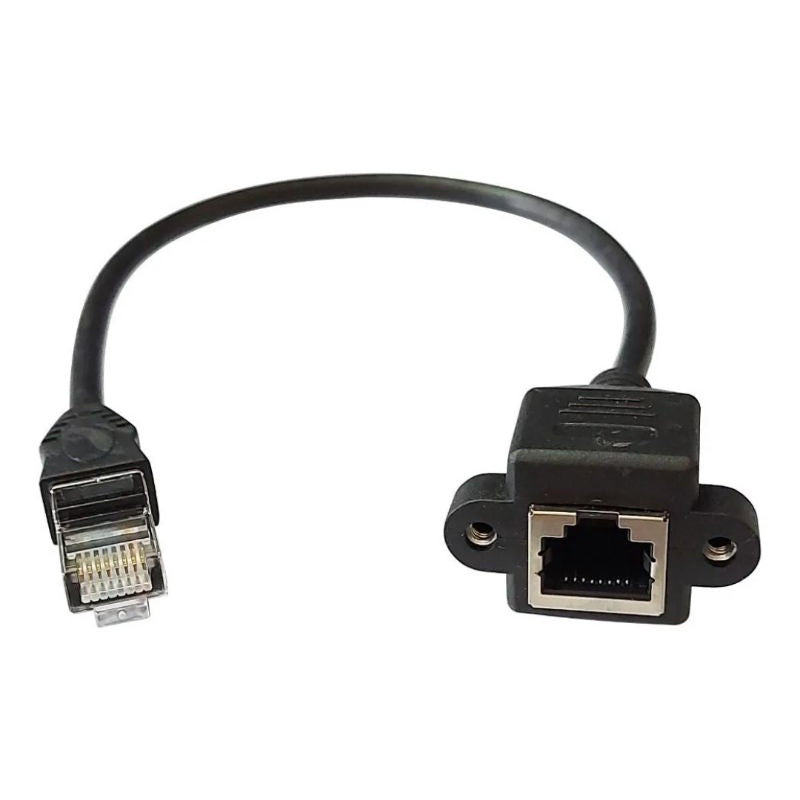 Cabo Extensor De Rede Rj45 Macho-femea 0,30 Cm