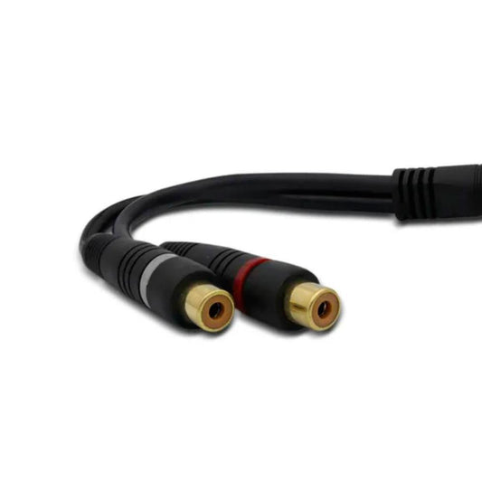 Cabo Rca Y Generico 4128 1 Macho 2 Femeas 20 Cm Automotivo