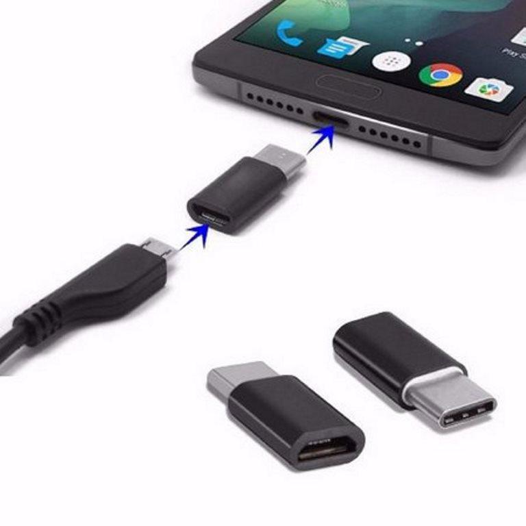 Adaptador Micro Usb Fêmea X Usb Tipo C  Celular Tablet