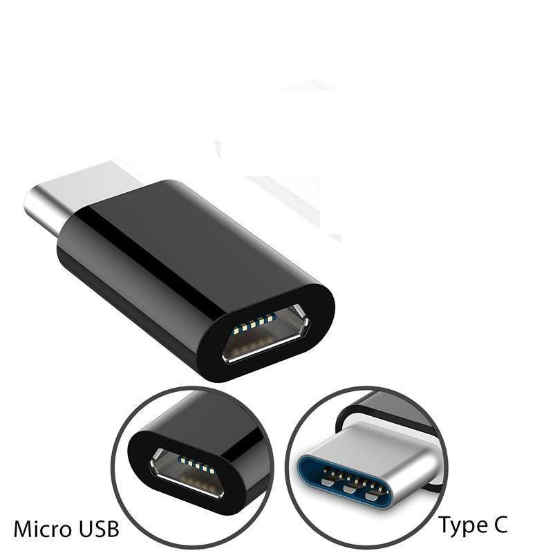 Adaptador Micro Usb Fêmea X Usb Tipo C  Celular Tablet