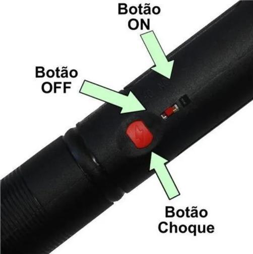 Raquete Elétrica Recarregável Bivolt Mata Insetos Pernilongo