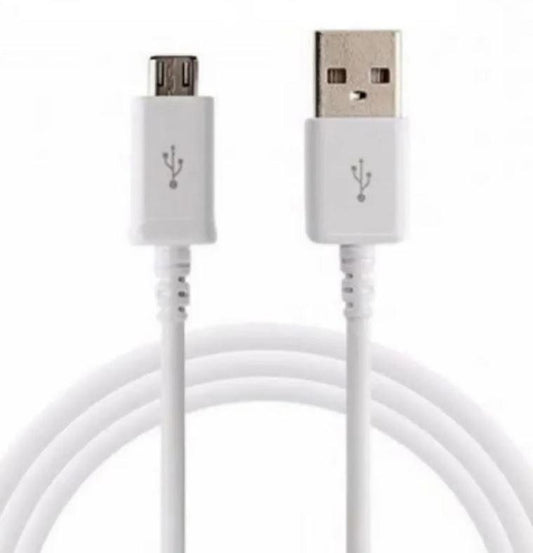 Cabo Para Dados E Carregamento V8 Micro Usb 1 Metro Branco