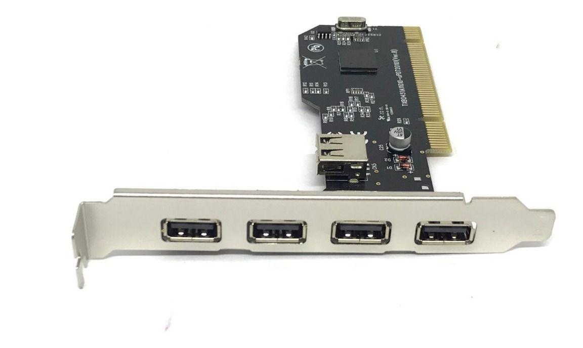 Placa Pci Usb 2.0 Hb-T74 Knup