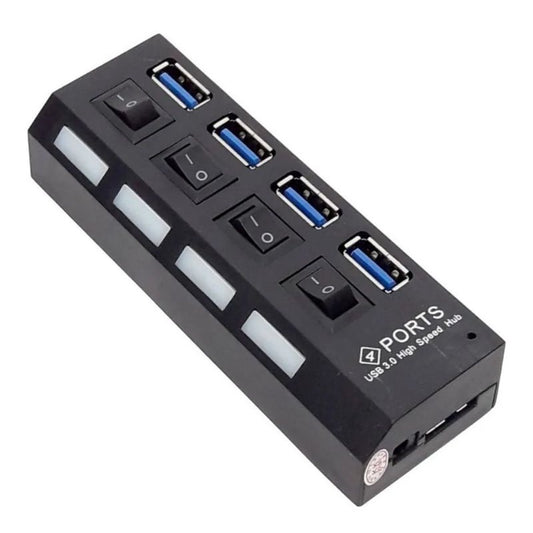 Multiplicador 4 Usb 3.0 Hi-speed 5gps Suporta Hd 1tb (c)