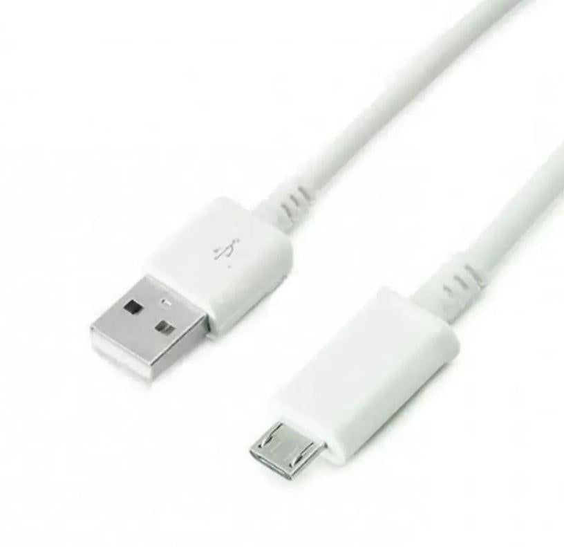 Cabo Para Dados E Carregamento V8 Micro Usb 1 Metro Branco